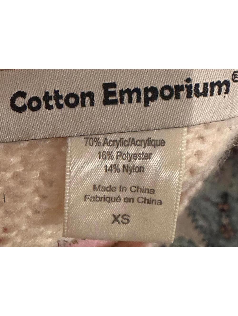 Cotton Emporium Striped Crew Neck Sweater Size XS - Picture 5 of 5